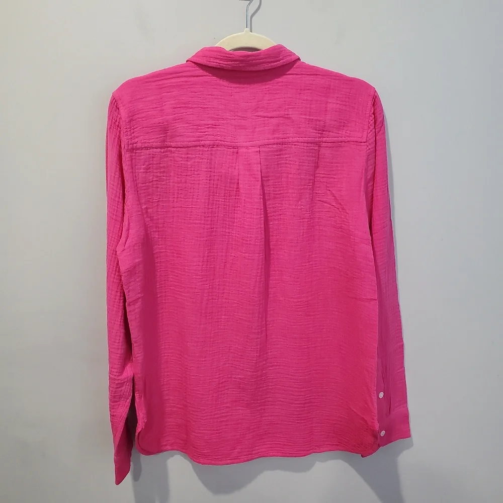 J. Crew Double-Gauze Button-up Shirt Size Medium NWT
